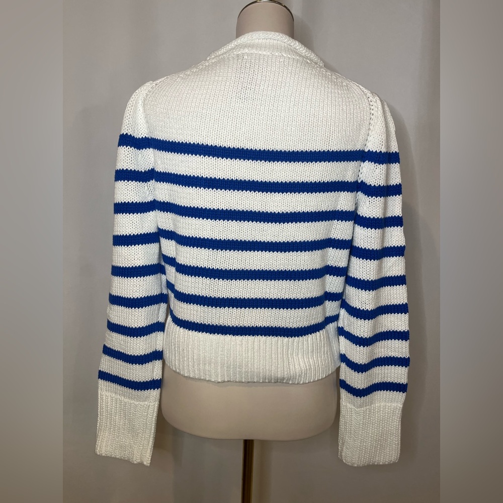 J.Crew Heritage cotton RollneckTT™ sweater in stripe - Picture 4 of 6